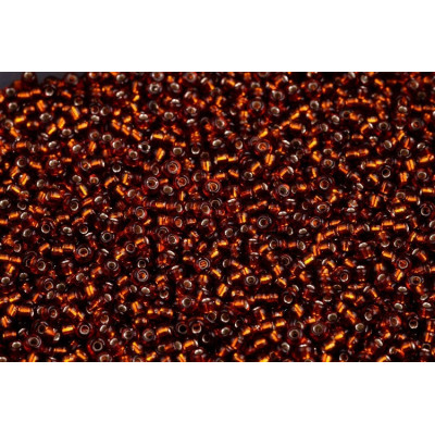 MIYUKI Round 11/0 N. 803 Dk Topaz Silver Lined