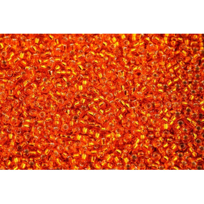 MIYUKI Round 11/0 N. 805 Silver Lined Orange