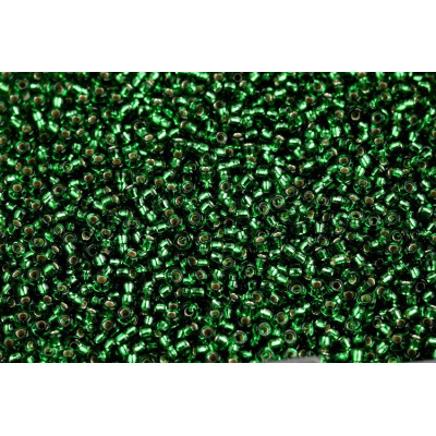 MIYUKI Round 11/0 N. 810 Green Silver Lined