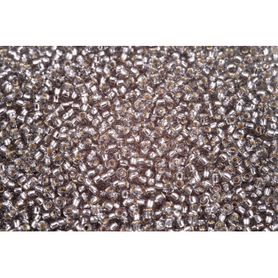 MIYUKI Round 11/0 N. 816 Silver Lined Lt.Grey