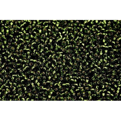 MIYUKI Round 11/0 N. 821 Silver Lined Olive