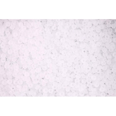 MIYUKI Round 11/0 N. 824 Crystal Matted