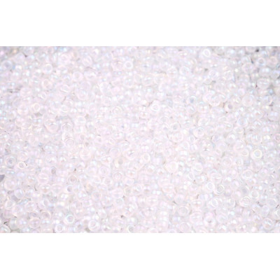 MIYUKI Round 11/0 N. 826 Semi-matte Crystal AB