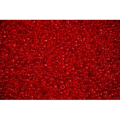 MIYUKI Round 11/0 N. 843 Transparent Red