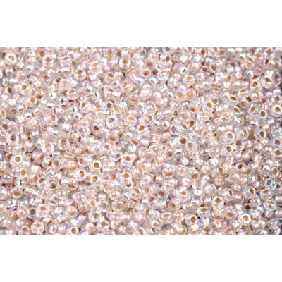 MIYUKI Round 11/0 N. 880 Silver Lined Crystal AB