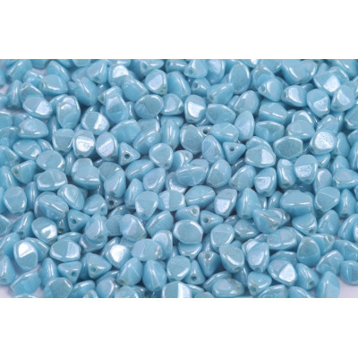 Pinch Beads Turquoise White Luster 5x5mm 63020/14400 | Rutkovsky