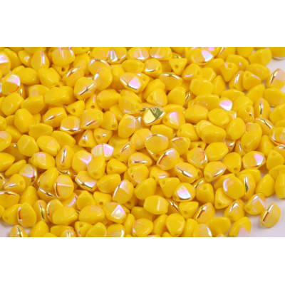Pinch Beads 5x5mm Lemon AB 83120/28701 | Rutkovsky Czech Glass
