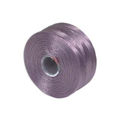 S-lon D Beading Thread - 0.11mm Orchid Nylon - 71m Spool