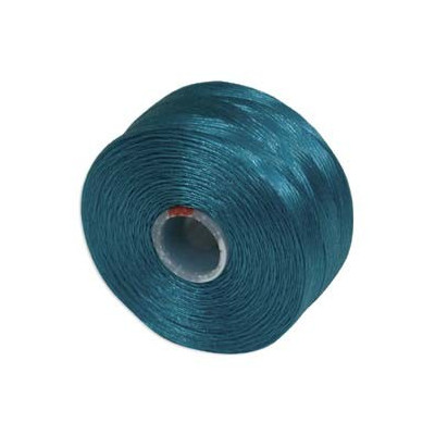 S-lon D Beading Thread Teal 0.11 mm (71 m) | Jewelry Supplies