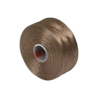 S-lon D Beading Thread 0.11mm Light Cooper (71m) | Beads Bohemia