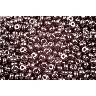 Rondelle Druck Beads 2.5x4mm 3 CRYSTAL TRASPARENT CHROME