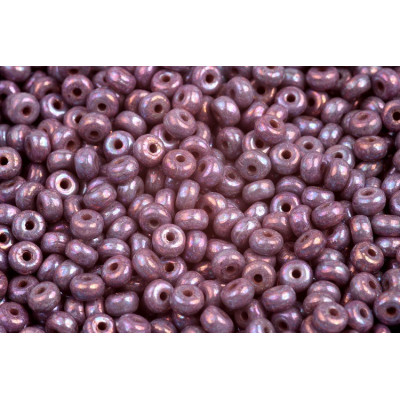 Rondelle Druck Beads 2.5x4mm 14 WHITE ALABASTER IRIS