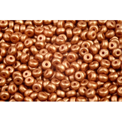 Rondelle Druck Beads 2.5x4mm 17 PASTEL AMBER