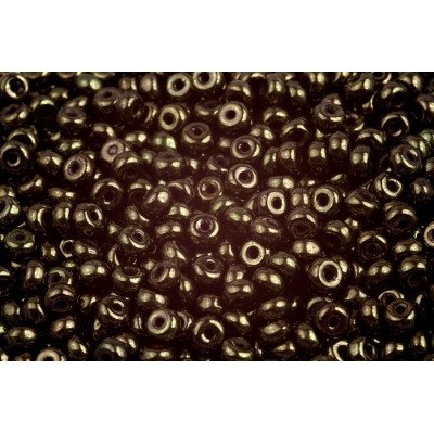 Rondelle Druck Beads 2.5x4mm 28 JET RED LUSTER