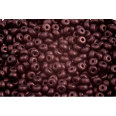 Rondelle Druck Beads 2.5x4mm 37 JET VEGA MAT