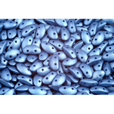 Mobyduo® 3x8 mm N. 20 Alabaster Metallic Sea Blue