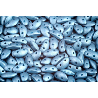 Mobyduo® 3x8 mm N. 21 Alabaster Metallic Aqua