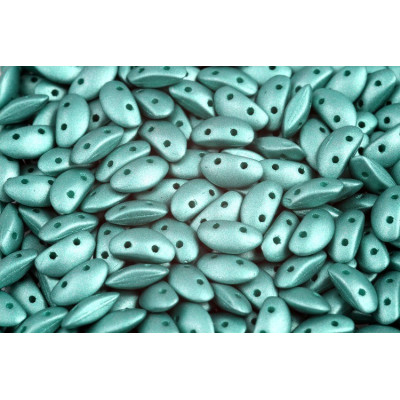 Mobyduo® 3x8 mm N. 22 Alabaster Metallic Emerald