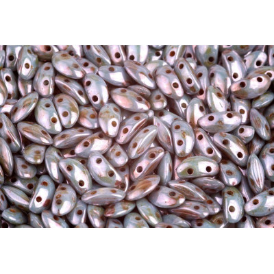 Mobyduo® 3x8 mm N. 31 Chalk White Blue Luster