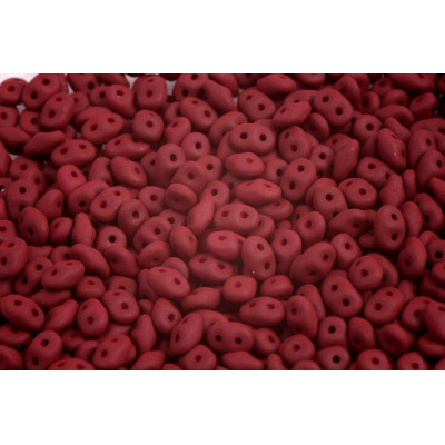Matubo Superduo Czech Glass Beads 2.5x5mm Neon Maroon 02010/29528