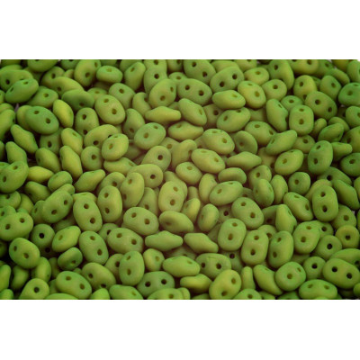 Matubo Superduo Neon Lizard Green 02010/29534 | Czech Glass Beads