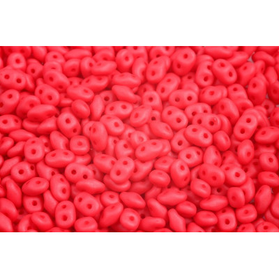 Matubo Superduo Red 02010/29578 | 2.5x5mm Czech Glass Beads