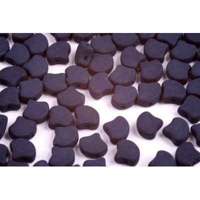 Matubo Ginko 2-Hole Beads 7.5mm – Matte Esneon Montana Blue