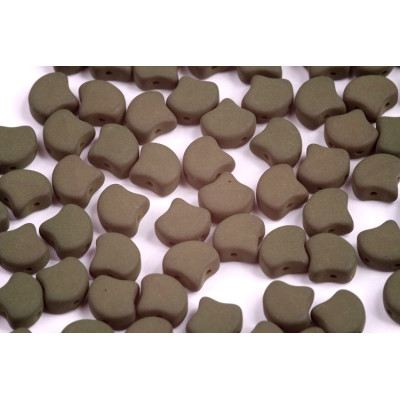 Matubo Ginko Beads Esneon Mushroom 7.5mm - Czech 2-Hole Glass