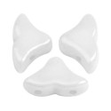 Hélios® par Puca® 6x10mm Opaque White 03000 | Glasperlen