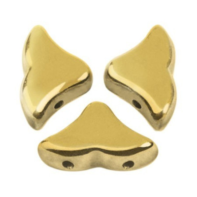 Hélios® par Puca® Full Dorado Gold 00030/26440 | Czech 3-Hole Beads