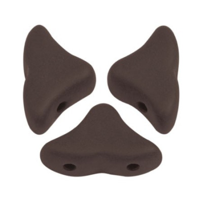 Hélios® par Puca® Dark Bronze Mat 23980/84415 | Czech Glass Beads