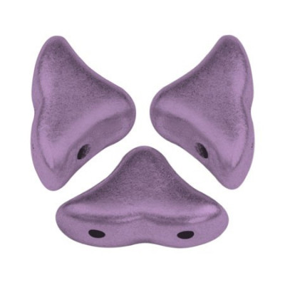 Hélios par Puca 6x10mm Metallic Mat Dark Plum 79083 | Czech Beads