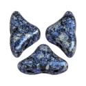 Hélios par Puca Tweedy Blue 23980/45706 | Czech Glass 2-Hole Beads