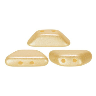 Tinos par Puca 4x10mm Pastel Cream 02010/25039 | Czech Glass Beads