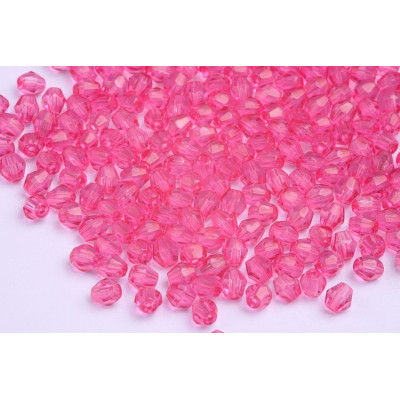 Bicono 4 mm N. 122 Rosa