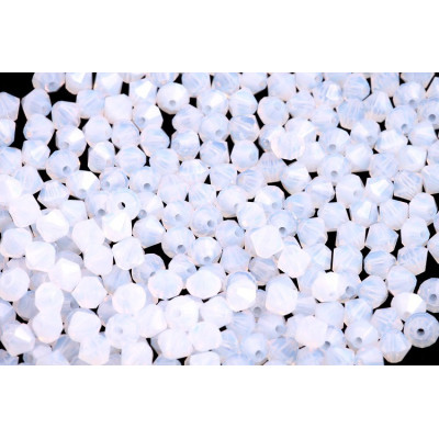  Toupies 4 mm N. 3 WHITE OPAL