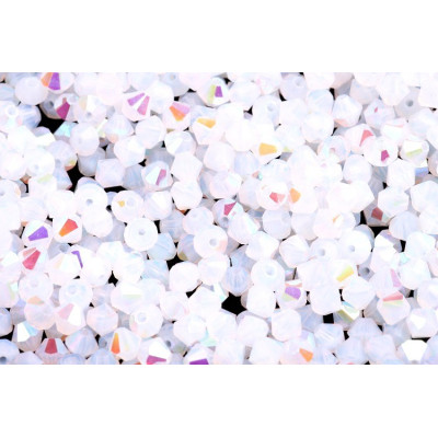  Tupis 4 mm N. 4 WHITE OPAL AB