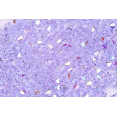 Bicone beads 4 mm N. 24 ALEXANDRITE AB