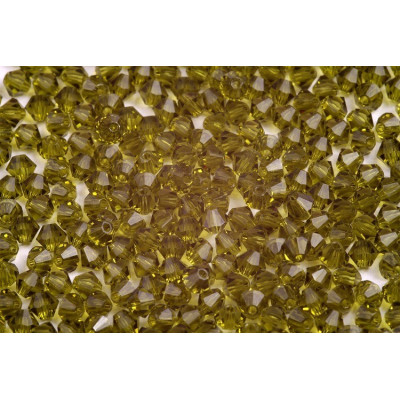 Bicone beads 3 mm N. 97 OLIVÍN