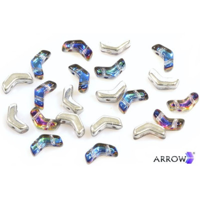 Arrow beads 5x8 mm N. 35 Crystal