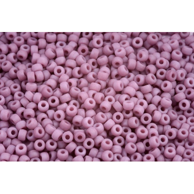 Matubo 8/0 Czech Seed Beads Opaque Violet Matte 84110 | 3.1mm