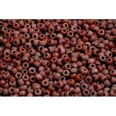 Matubo 8/0 Round Violet Travertine 86875 | Czech Glass Beads