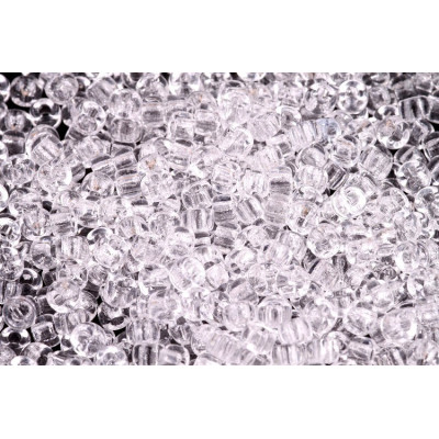 Matubo™ Round 6/0 Czech Glass Seed Beads Crystal 00030 | 4.1mm