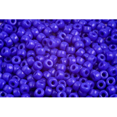 Matubo™ Round 6/0 Opaque Blue 33050 | Czech Glass Seed Beads