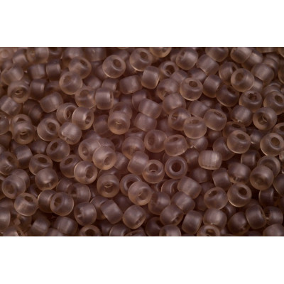 Matubo™ Round 6/0 Seed Beads Smoke Grey Mat 40020/84110 | Glass