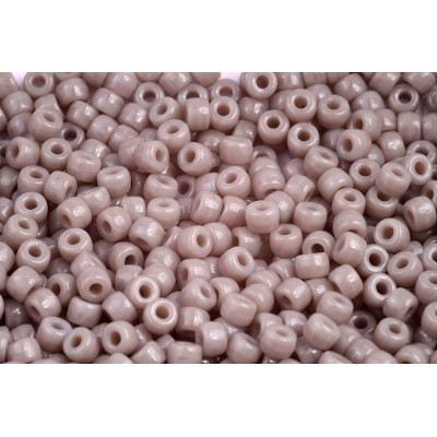 Matubo Round 6/0 Opaque Grey 43020 | Czech Glass Seed Beads