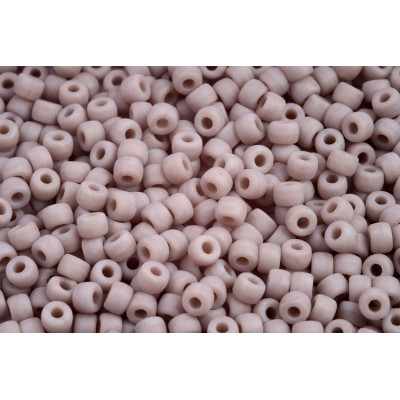Matubo Round 6/0 Opaque Matte Grey 43020/84110 | Czech Glass Beads