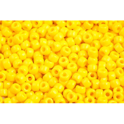 Matubo Round 6/0 Seed Beads Yellow Limon 83120 | Czech Glass