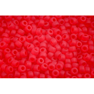 Matubo Round 6/0 Czech Seed Beads Ruby Mat 90080 | 10g