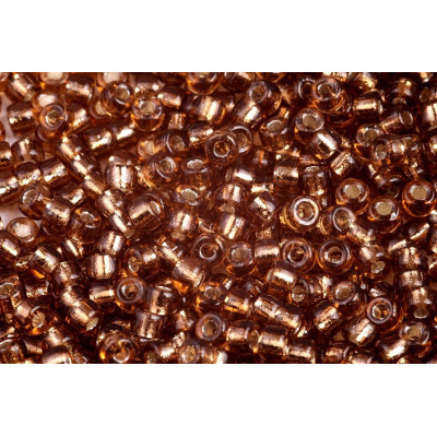 Matubo™ Round 6/0 Dark Topaz Silver Lined 10230/81800 | Glass Beads